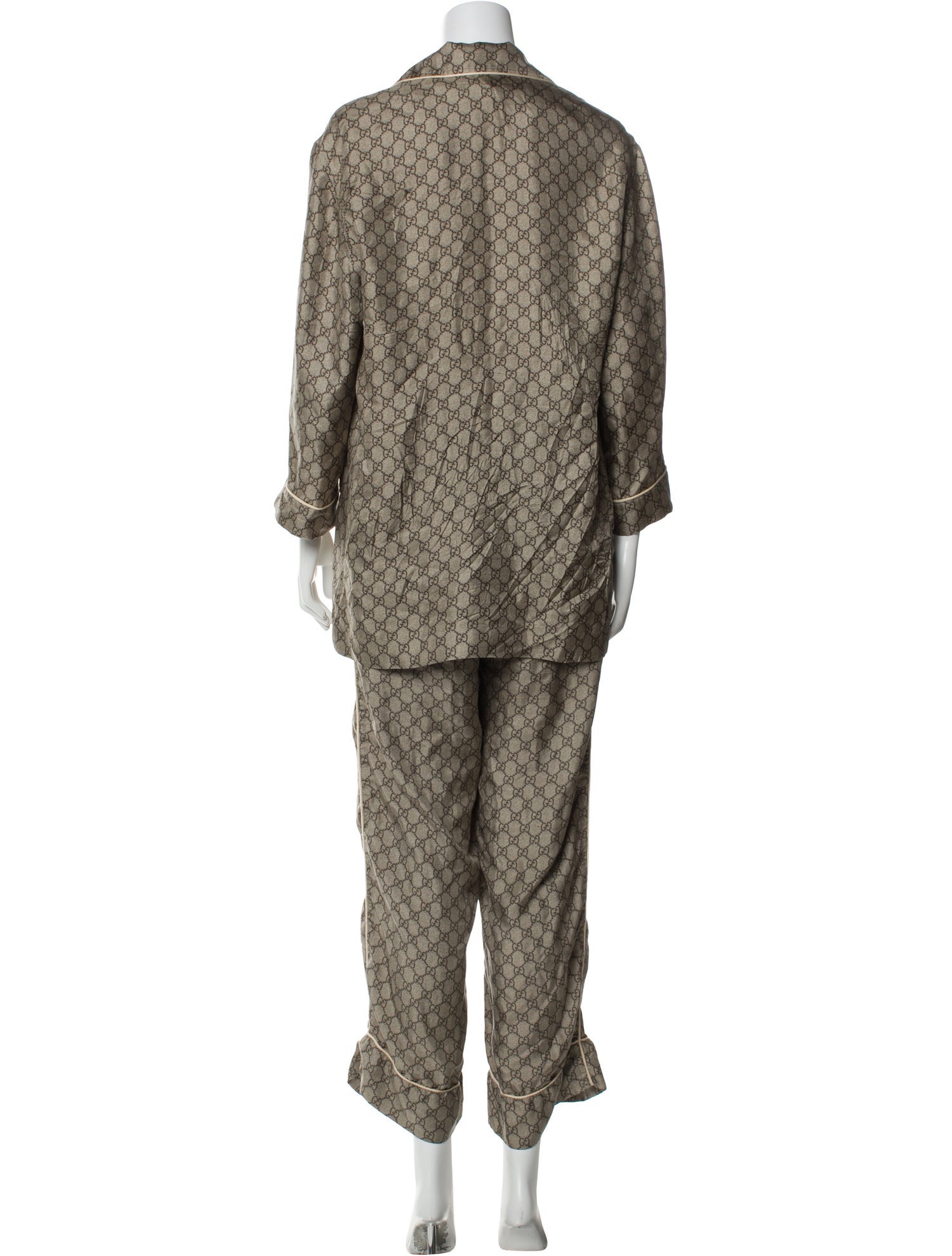 Gucci Silk Printed Pajamas